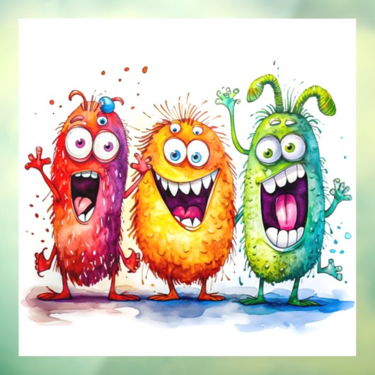 Monsters Raamsticker (Vel 3)