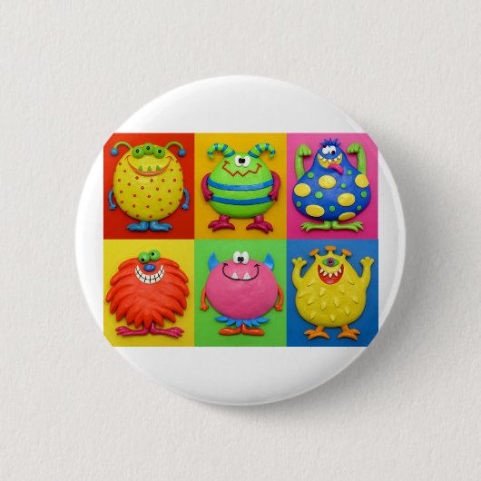 Monsters Ronde Button 5,7 Cm (Voorkant)