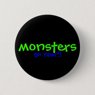 Monsters! Ronde Button 5,7 Cm