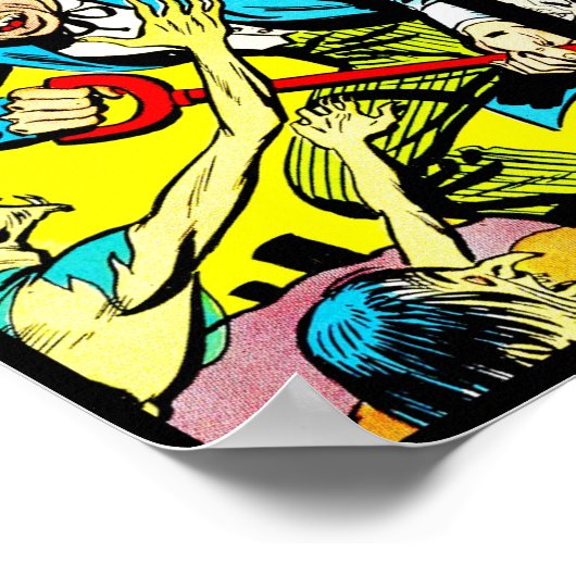 monsters schepselen ghoulds horror comics art poster (Hoek)