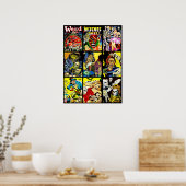 monsters schepselen ghoulds horror comics art poster (Keuken)