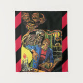 monsters schepselen ghoulds horror comics art wandkleed (Voorkant)