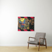 monsters schepselen ghoulds horror comics art wandkleed (In Situ (horizontaal))