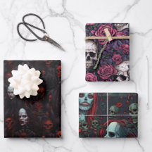 Monsters-thema trio inpakpapier set