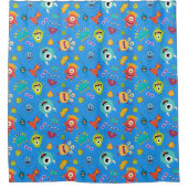 Monsters Tijd Douchegordijn (Voorkant)