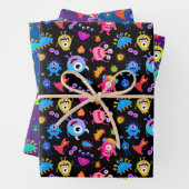 Monsters Tijd Inpakpapier Vel (In situ)