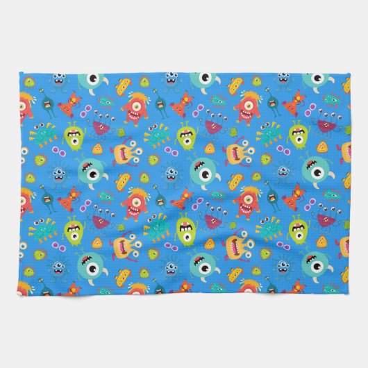 Monsters Tijd Theedoek (Horizontaal)