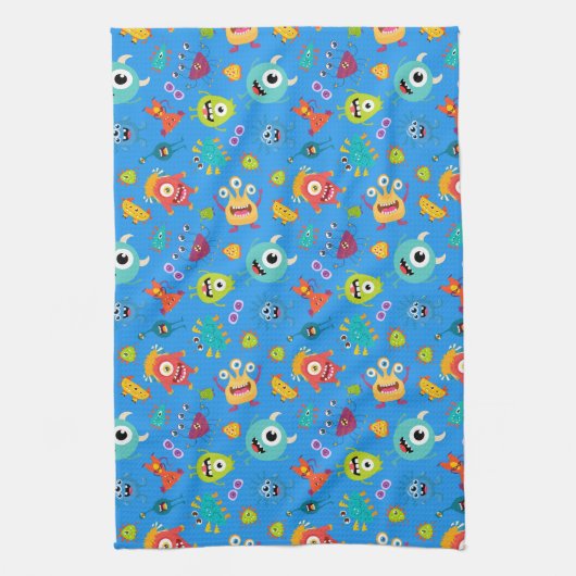 Monsters Tijd Theedoek (Verticaal)