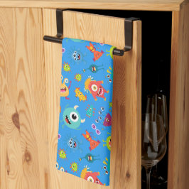 Monsters Tijd Theedoek