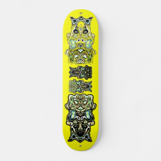 Monsters Totem Persoonlijk Skateboard (Voorkant)