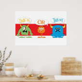 Monsters Trick-or-Treat Poster (Keuken)