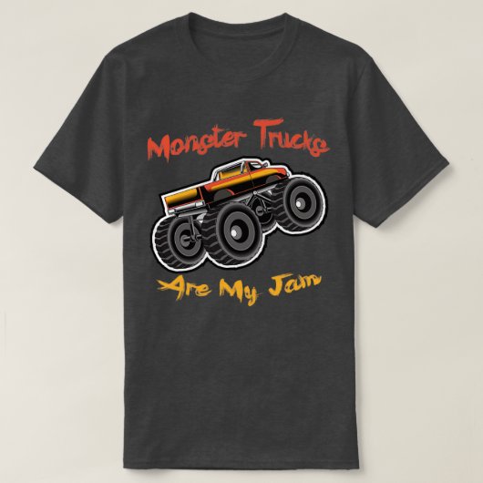Monsters Trucks zijn mijn Jam 2 T-shirt (Design voorkant)