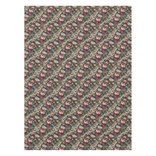 Monsters tussen Mannen – Gotisch Middelpatroon Tafelkleed (Voorkant)