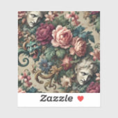 Monsters tussen Mannen - Gotische Barok Sticker (Vel)