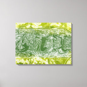Monsters van Aberlamno Canvas Afdruk