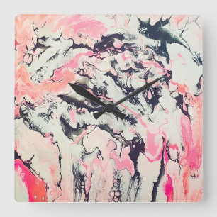 Monsters van de Zee Square Acrylwandklok Vierkante Klok