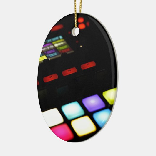 Monsters van Digital Music Dj Technology Sequencer Keramisch Ornament (Links)