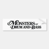 Monsters van drum en buikbobbel bumpersticker (Voorkant)