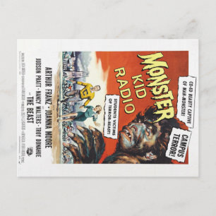 Monsters van het college van Monster Kind Radio Br Briefkaart