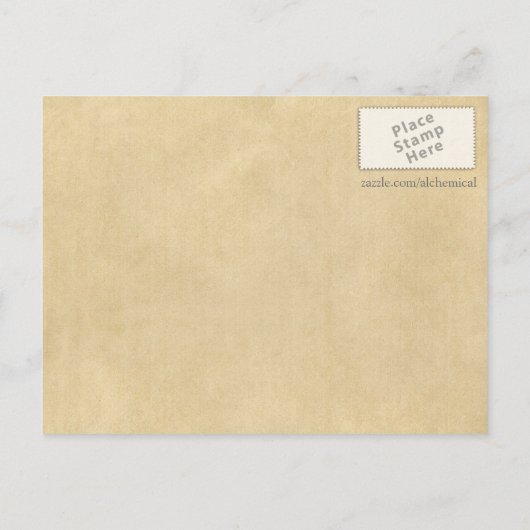 Monsters van Narwhal en Medieval Zee Briefkaart (Achterkant)