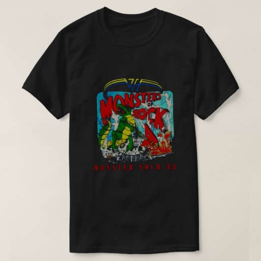 Monsters van Rock Tour 1988 Concert  Monster T-shirt (Design voorkant)