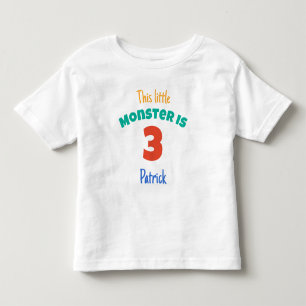 Monsters Verjaardag Dit kleine monster toevoegen l Kinder Shirts
