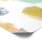 Monsters verven in pastalletonen poster (Hoek)