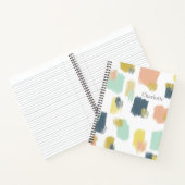 Monsters verven in pastel Earth Tones met naam Notitieboek (Binnen)