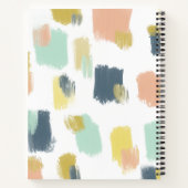 Monsters verven in pastel Earth Tones met naam Notitieboek (Achterkant)