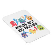 Monsters World Best Big Brother Magneet (Rechterzijde)