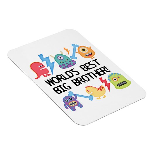 Monsters World Best Big Brother Magneet (Rechterzijde)