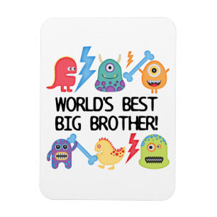 Monsters World Best Big Brother Magneet
