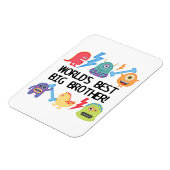 Monsters World Best Big Brother Magneet (Linkerzijde)