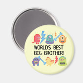 Monsters World Best Big Brother Magneet (Voorkant / Achterkant)