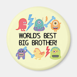 Monsters World Best Big Brother Magneet