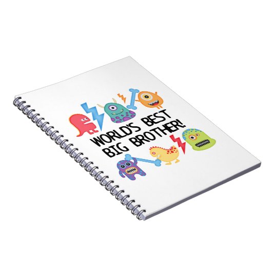 Monsters World Best Big Brother Notitieboek (Rechterzijde)