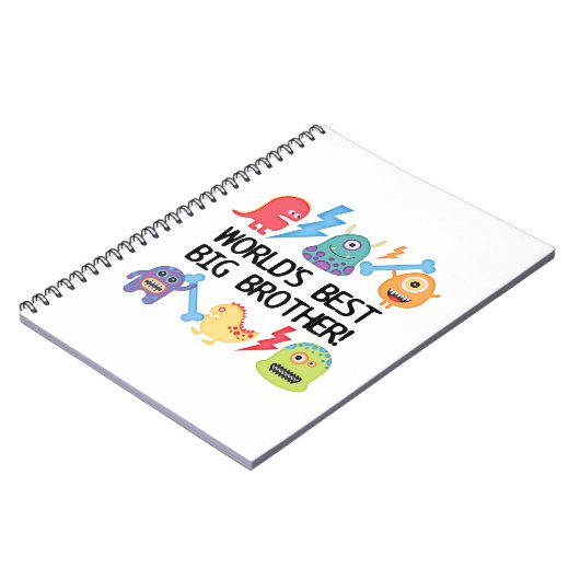 Monsters World Best Big Brother Notitieboek (Linkerzijde)