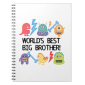 Monsters World Best Big Brother Notitieboek (Voorkant)