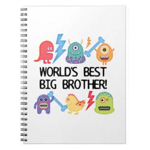 Monsters World Best Big Brother Notitieboek