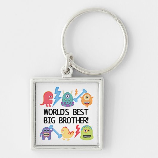 Monsters World Best Big Brother Sleutelhanger (Voorkant)
