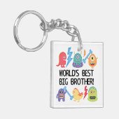 Monsters World Best Big Brother Sleutelhanger (Voorkant Links)