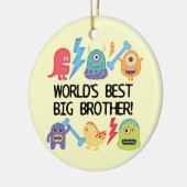 Monsters World's Best Big Brother Keramisch Ornament (Links)