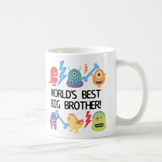 Monsters World's Best Big Brother Koffiemok (Rechts)