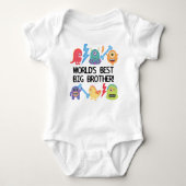Monsters World's Best Big Brother Romper (Voorkant)