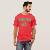 Monsters zijn Echte Horror Griezelen Spel Hallowee T-shirt (Voorkant volledig)