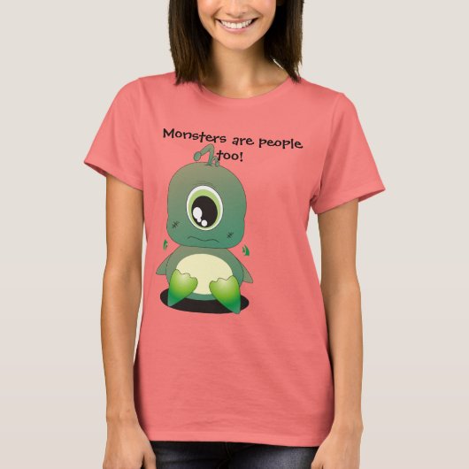 Monsters zijn ook mensen t-shirt (Voorkant)