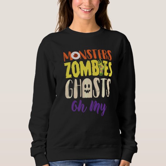 Monsters Zombies Geesten Trui (Voorkant)