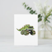Monstersaurus Truck Briefkaart (Staand voorkant)