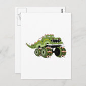 Monstersaurus Truck Briefkaart (Voorkant / Achterkant)