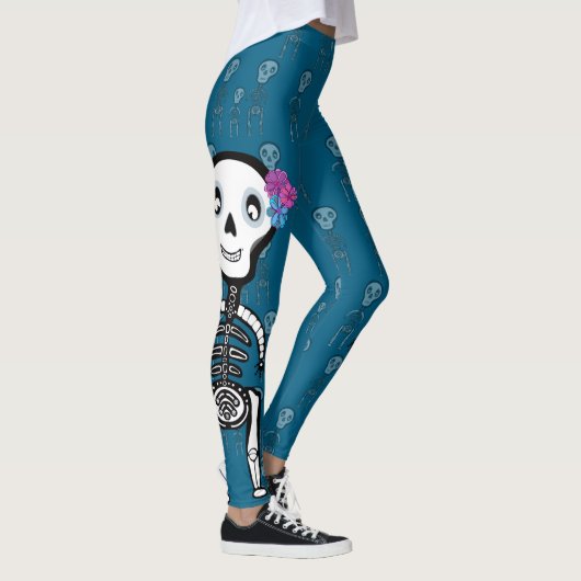 Monsterskeletten Leggings (Rechts)